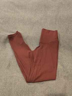 aerie Burgundy High-Waist Leggings